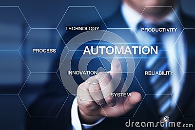 Automation Software Technology Process System Business concept Stock Photo