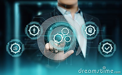 Automation Software Technology Process System Business concept Stock Photo