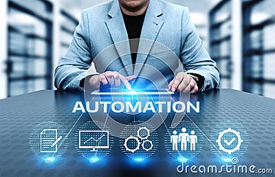 Automation Software Technology Process System Business concept Stock Photo