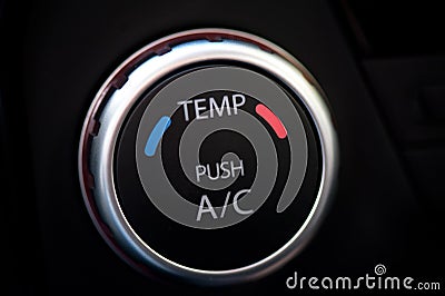 Automobile air conditioner Stock Photo