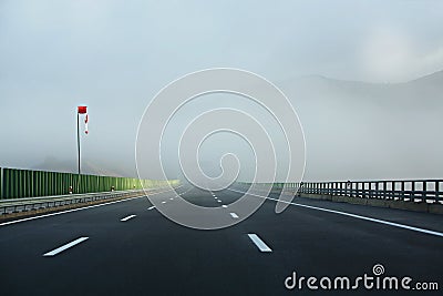 Automobile highway Stock Photo