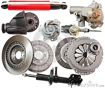 Automobile parts Stock Photo