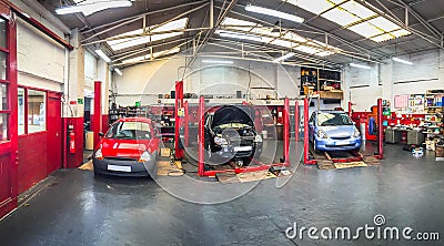 Automotive auto car repair shop Stock Photo