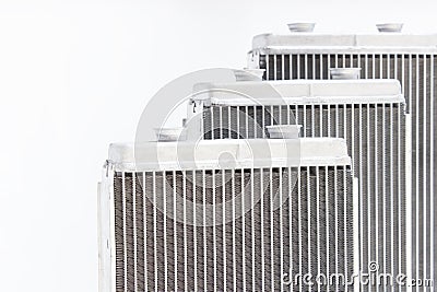 Automotive cooling radiators. Stock Photo