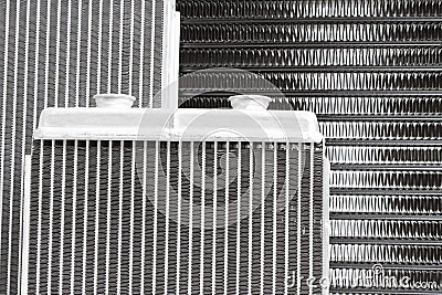 Automotive cooling radiators. Stock Photo