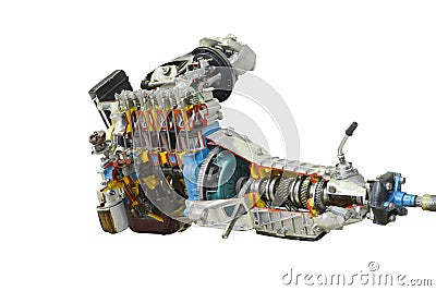 Automotive engine Stock Photo