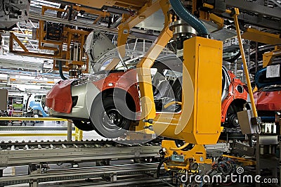 Automotive industry manufacture Stock Photo