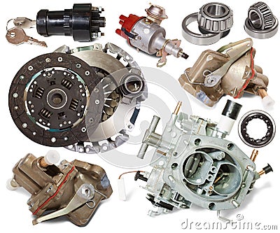 Automotive spare parts Stock Photo