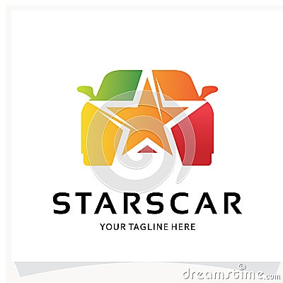 Automotive Star Logo Design Template Inspiration Vector Illustration