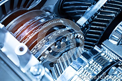 Automotive transmission gearbox Stock Photo