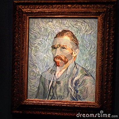 Autoportrait of Van Gogh Editorial Stock Photo