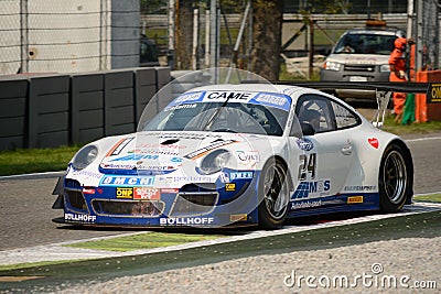 Autorlando Sport Porsche 997 Italian GT 2015 at Monza Editorial Stock Photo