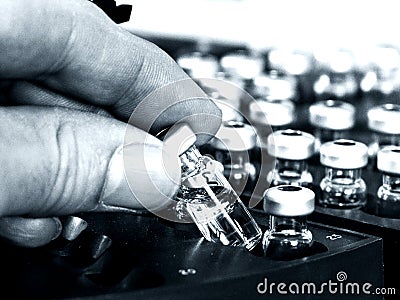 Autosampler - Science Stock Photo