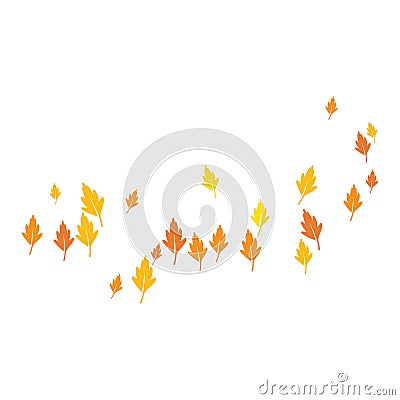 Autum Leaf Logo Vector Illustration