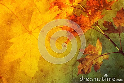 Autumn abstract Cartoon Illustration