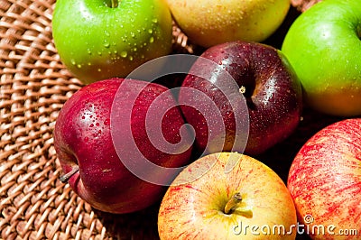 Autumn Apples Stock Photo