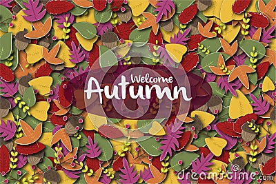 Autumn Background Vector Illustration