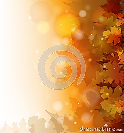 Autumn background Vector Illustration
