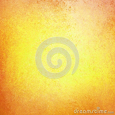 Autumn background in yellow gold with red orange grunge border texture Stock Photo