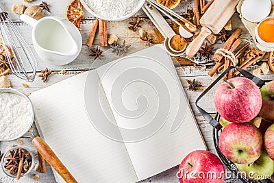 Autumn baking background Stock Photo