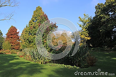 Autumn at Beth Chatto`s Gardens Stock Photo