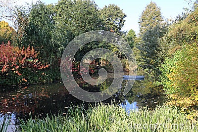 Autumn at Beth Chatto's Gardens Stock Photo