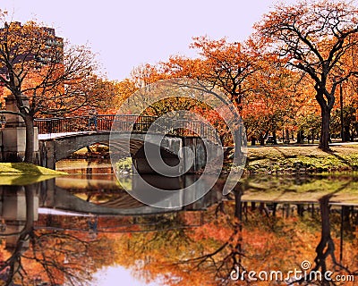 Autumn in Boston Stock Photo