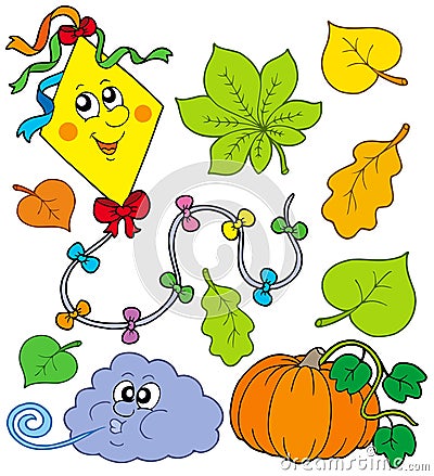 Autumn collection 1 Vector Illustration