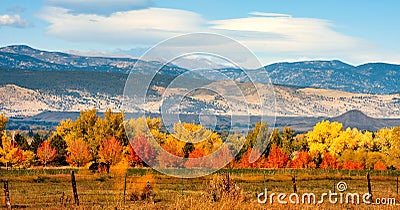 Autumn Colorado Front Range Stock Photo