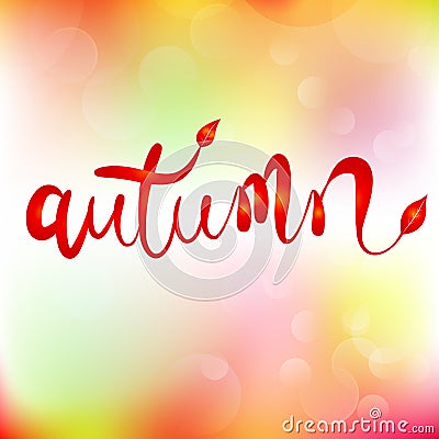 Autumn colorful fall leafs colorful season greetings card holidays celebrations banner template vector image Vector Illustration