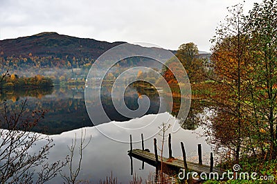 Autumn colours at Grasmere Stock Photo