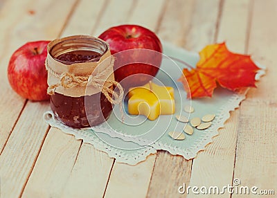 Autumn concept of food Stock Photo