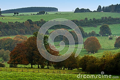 Autumn country landscape Stock Photo