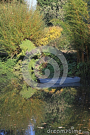 Autumn day at Beth Chatto's Gardens Stock Photo