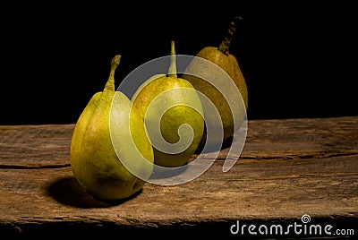 Autumn fresh pears Stock Photo