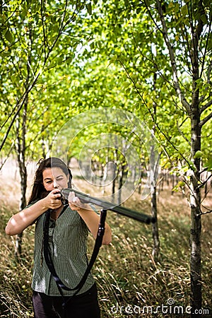 Autumn hunting season Stock Photo