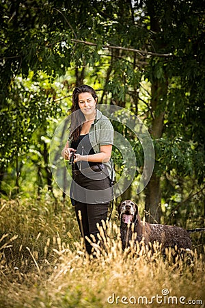 Autumn hunting season. Hunting. Stock Photo