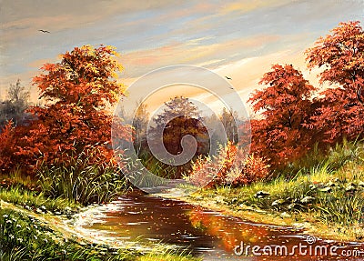 Autumn landscape Stock Photo