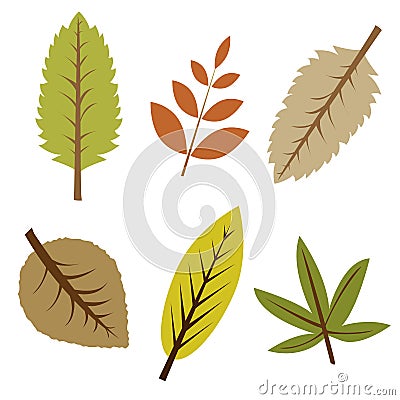 Autumn leaves Vector Illustration