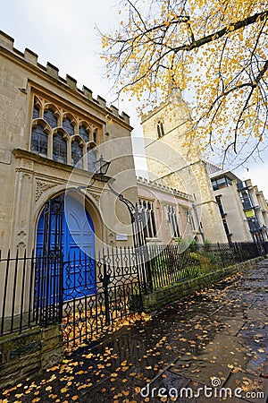 South Porch of St James Priory Editorial Stock Photo