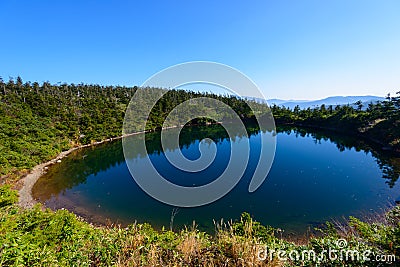 Autumn of Mt.Hachimantai Stock Photo