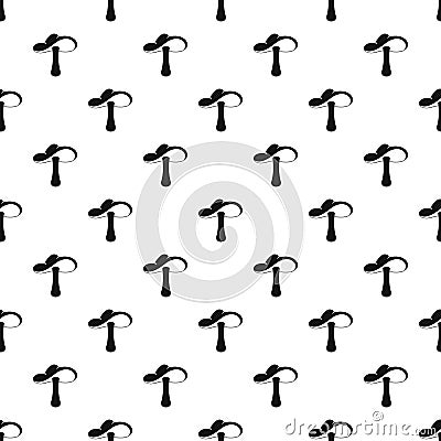 Autumn mushroom pattern vector Vector Illustration