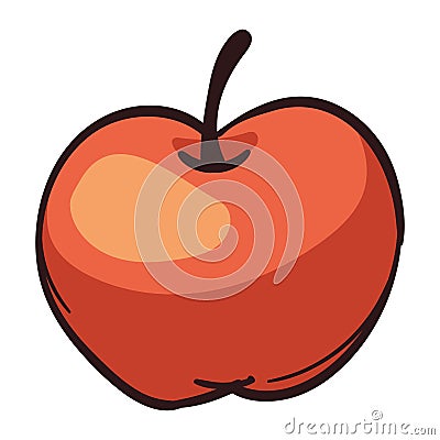autumn nature apple Vector Illustration
