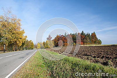 Autumn nature in the highlands. Stock Photo
