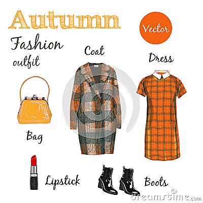 Autumn outfit Stock Photo