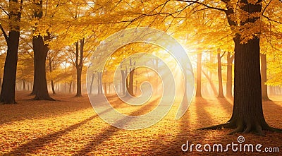 autumn in the park, fall colors in the park, autumn scene in the park, golden autumn seasone Stock Photo