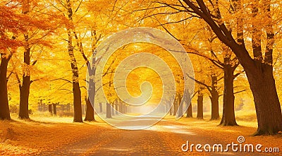 autumn in the park, fall colors in the park, autumn scene in the park, golden autumn seasone Stock Photo