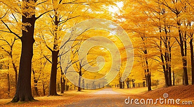 autumn in the park, fall colors in the park, autumn scene in the park, golden autumn seasone Stock Photo