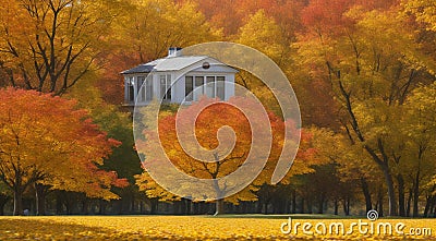 autumn in the park, fall colors in the park, autumn scene in the park, golden autumn seasone Stock Photo