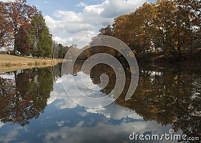Autumn Reflections Stock Photo
